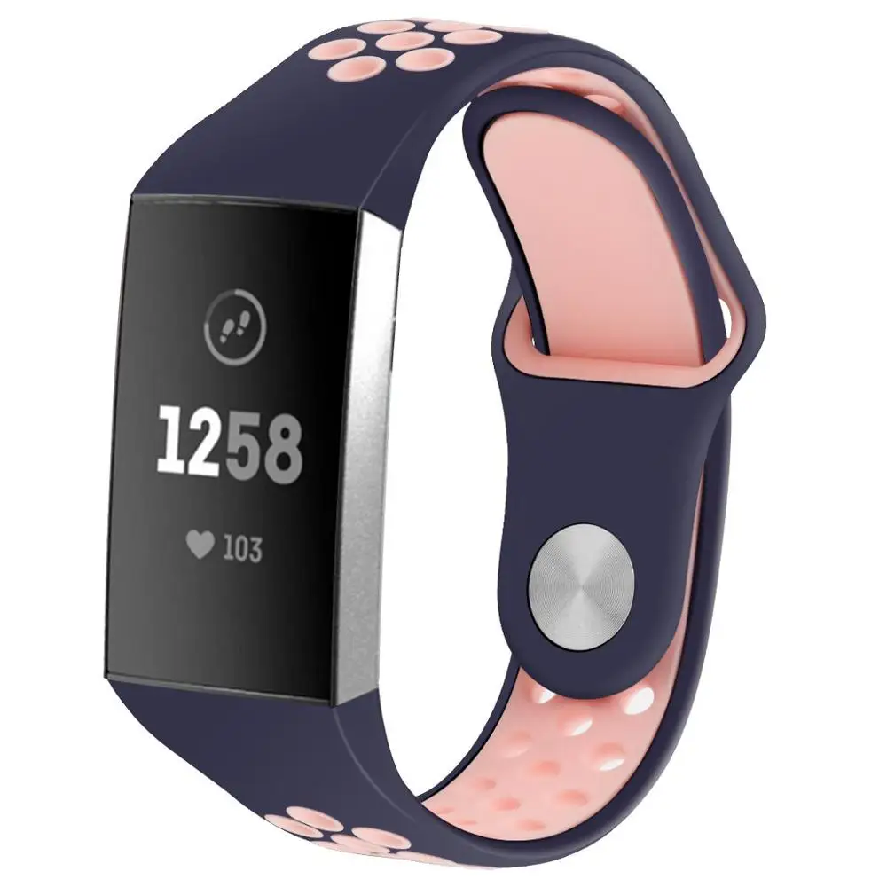 13 Силиконовый спортивный ремешок для Fitbit Charge 3 сменный ремешок браслет для Fitbit Charge 3 Correa Fitbit Watch 61003 - Цвет ремешка: 13