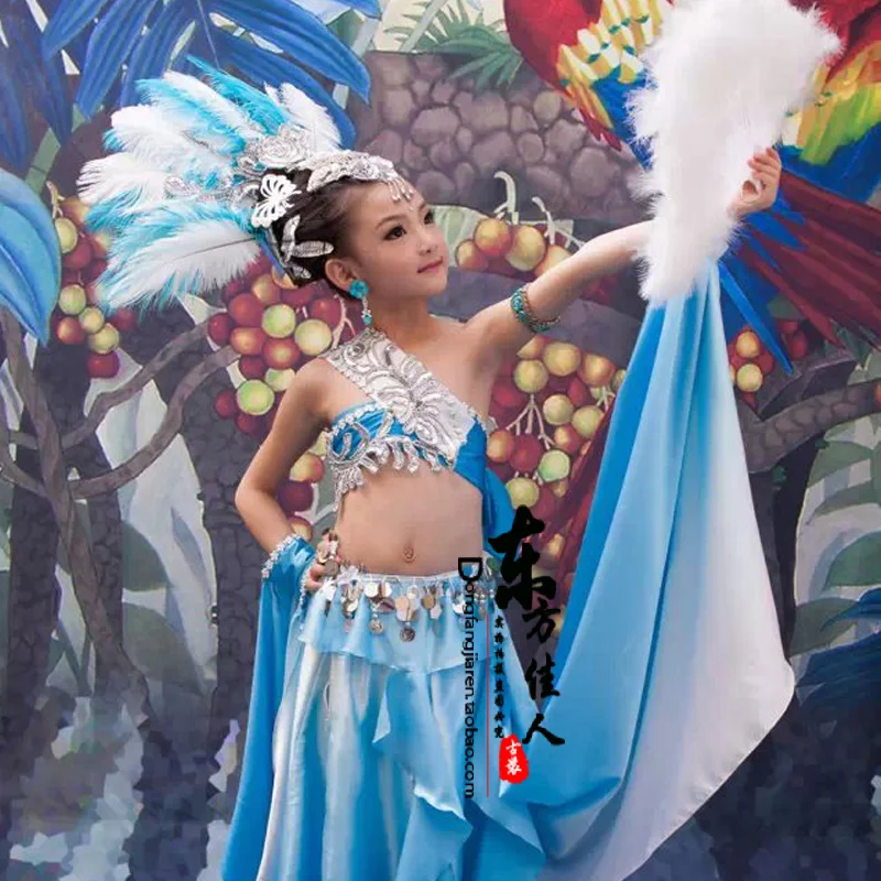 

Indiana Tribe Style Exotic Style Photo House Costume for Little Girl