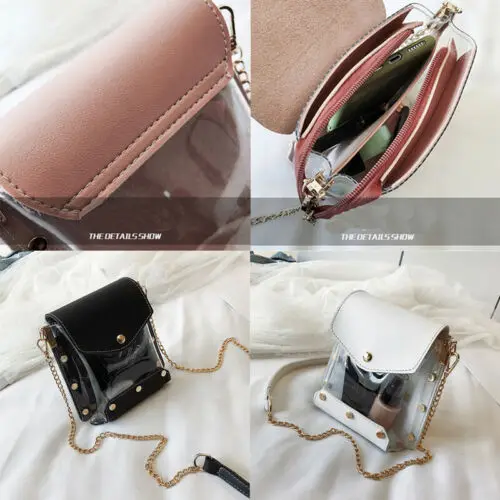 Роскошная женская прозрачная сумочка пляжный клатч-желе из искусственной кожи