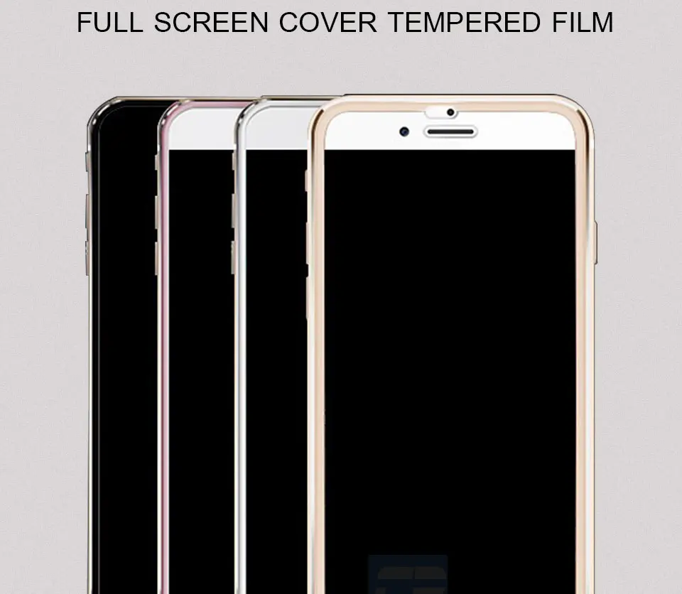 DCR 3D изогнутый край сплав закаленное стекло полное покрытие для iPhone X 8 плюс защитная пленка протектор экрана для iPhone 6 6s 7 plus