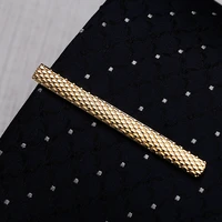 kflk quality cufflinks stickpin gift tie pin men golden crimped wire tie clip cufflinks stickpin 2018new products guests