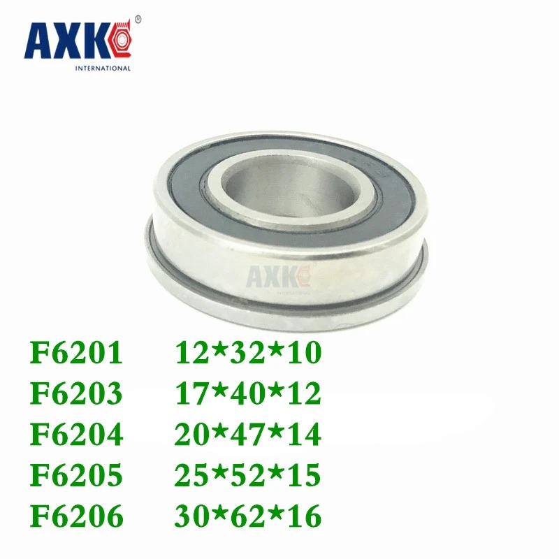 F6201 F6201rs 2rs F6203 F6204 F6205 F6206 фланцевый подшипники миниатюрные герметичные шаровые