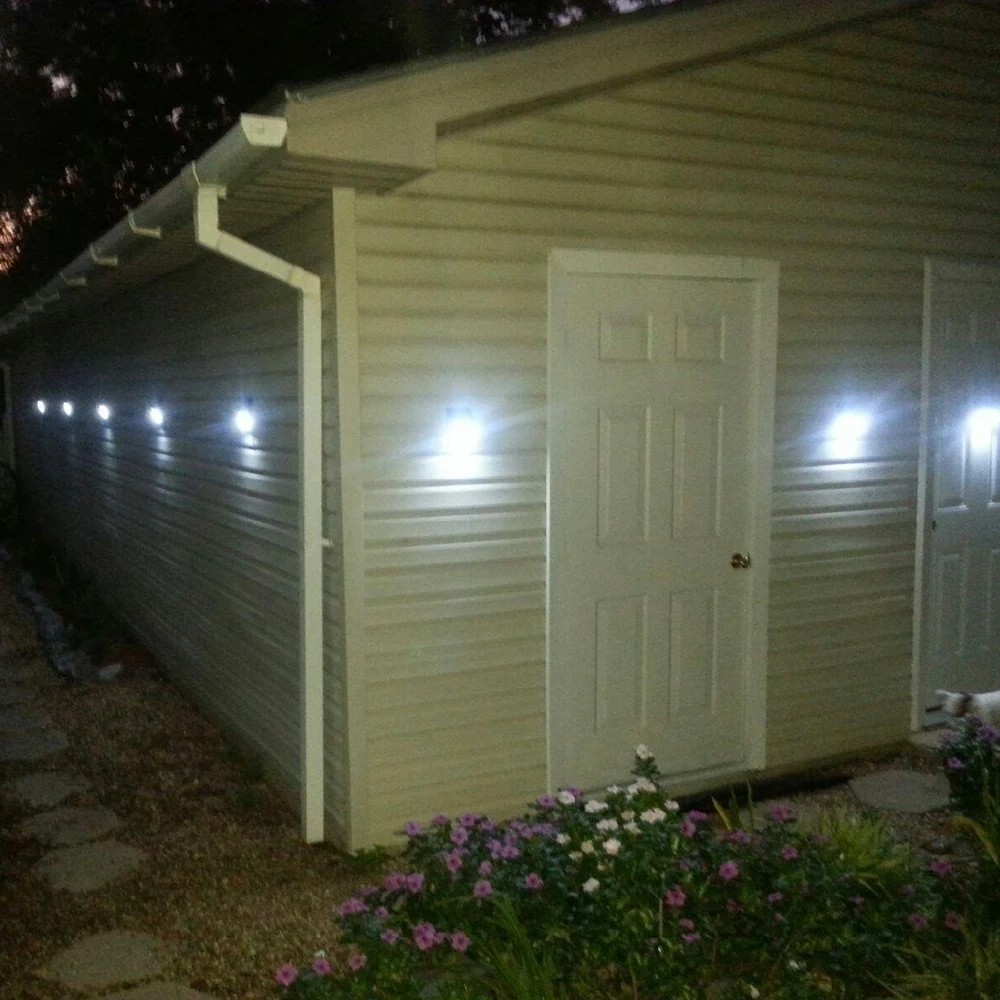 Outdoor 20LED 3 mode Solar Powered Light Bulb PIR Motion Sensor System Waterproof Garden Street Pathway Lamp Wall Lighting | Освещение