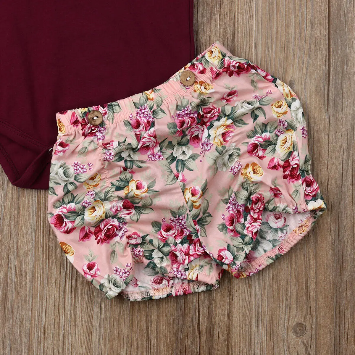 3 предмета комбинезон для новорожденных девочек однотонный топ + штаны с