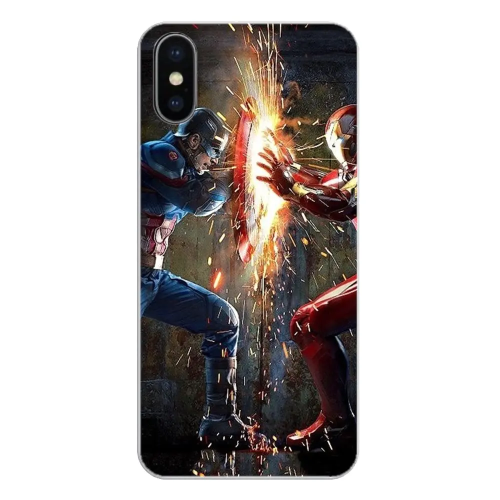 Силиконовый чехол для телефона Huawei Honor 5A LYO-L21 Y6 II Compact Y5 2 Y5II Mate 10 Lite Nova 2i 9i Captain America