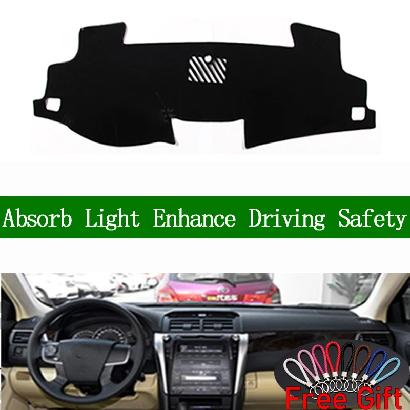 Нескользящий коврик для приборной панели Toyota camry 2013 2014 2015 2016|Наклейки на