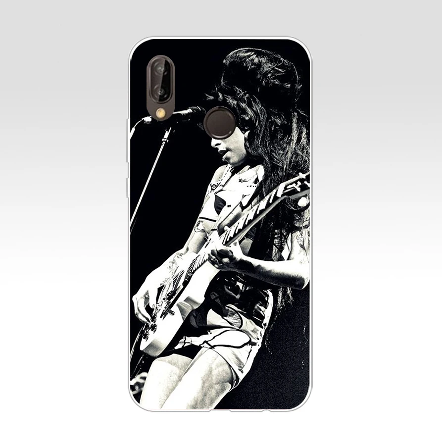 219AQ amy winehouse 2 Мягкий Силиконовый ТПУ чехол для huawei p 20 lite pro y6 2017 mate 10 | Мобильные