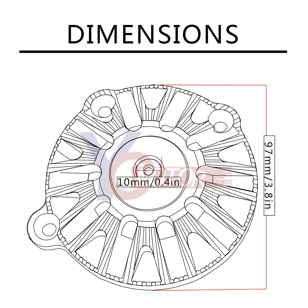 

FOR Kawasaki Z900 2017 2018 Engine Stator Cover Engine Guard Protection Side Shield Protector Motorcycle Motocross