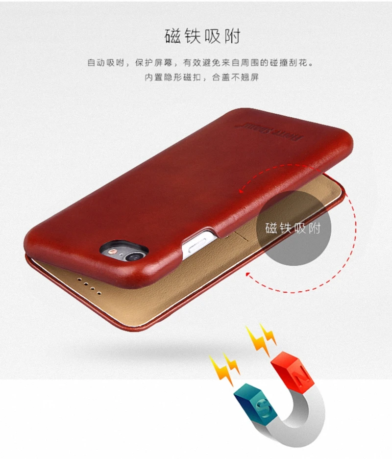 Чехол из натуральной кожи s для iPhone XS Max XR 6S 7 8 Plus ультра тонкий флип-чехол Чехол-Кошелек для iPhone 7 8 X Funda Coque