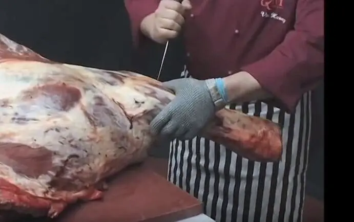 Мясная перчатка для резки говядины, сетчатая перчатка из нержавеющей стали
