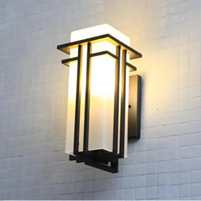 Современные натуральные китайские наружные Настенные светодиодные настенные