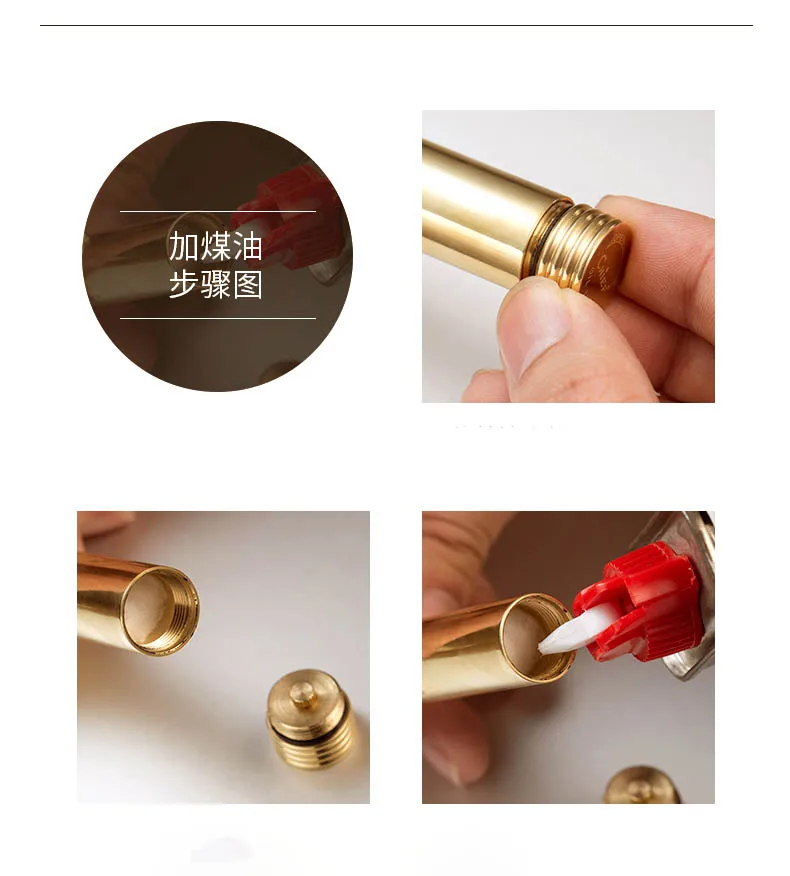 Винтажная Классическая Зажигалка 85 мм * 22 из латуни 83 г подарок|arc lighter|can usblighter arc |