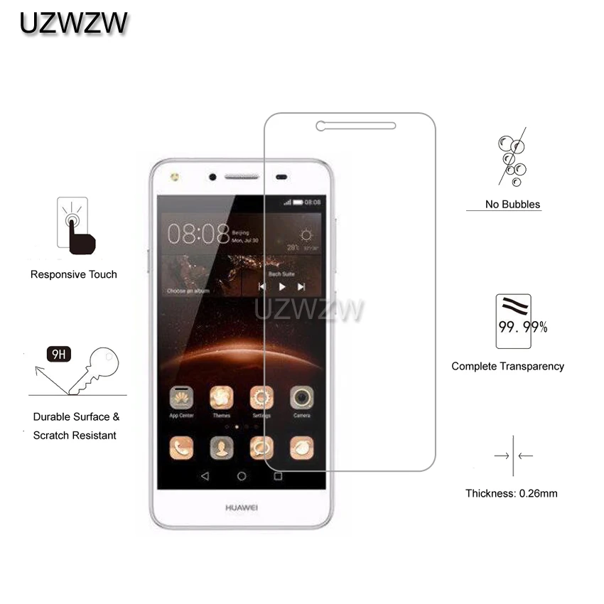 2 шт для huawei Y5 II Premium 2.5D 0,26 мм Закаленное стекло-экран протектор для huawei Y5 II Y5II 3g/4G защитное стекло