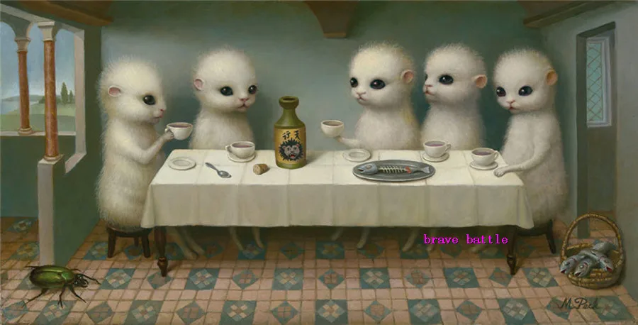 Mark Ryden детский необычный холст для живописи Тёмный мир гостиная спальня домашний