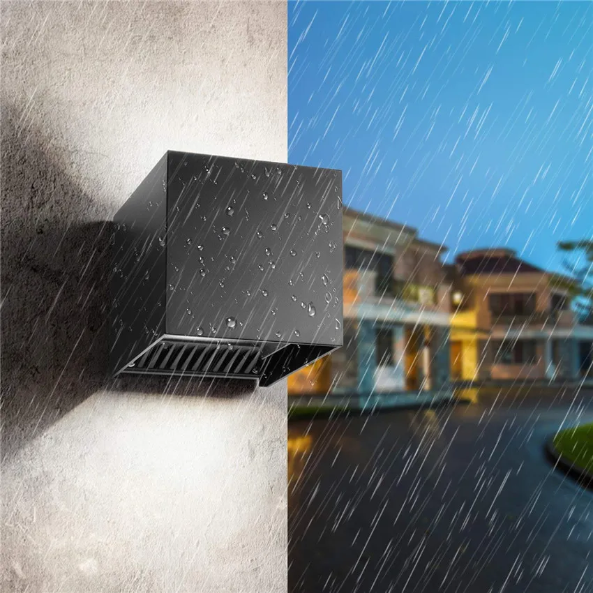 Наружный водонепроницаемый светодиодный фонарь IP65 регулируемый угол света