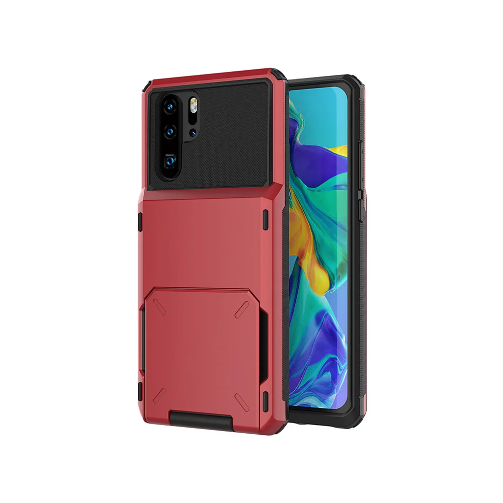 Red Для huawei P30 Pro Lite P Smart чехол с откидной крышкой и отделениями для карт, деловой защитный чехол для huawei P30 P30pro, чехол для Psmart, чехлы - Цвет: Red
