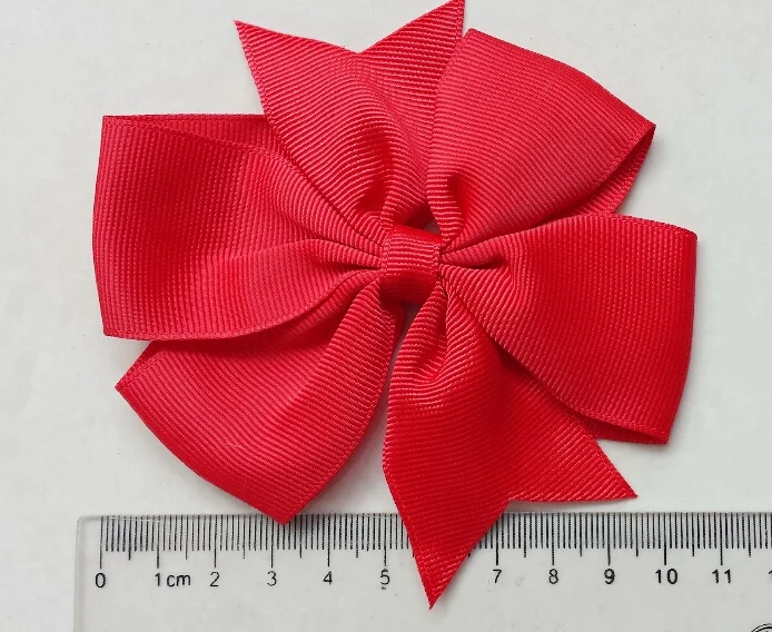 4 дюйма большие девушки ленты заколки с бантами для волос конский хвост держатель