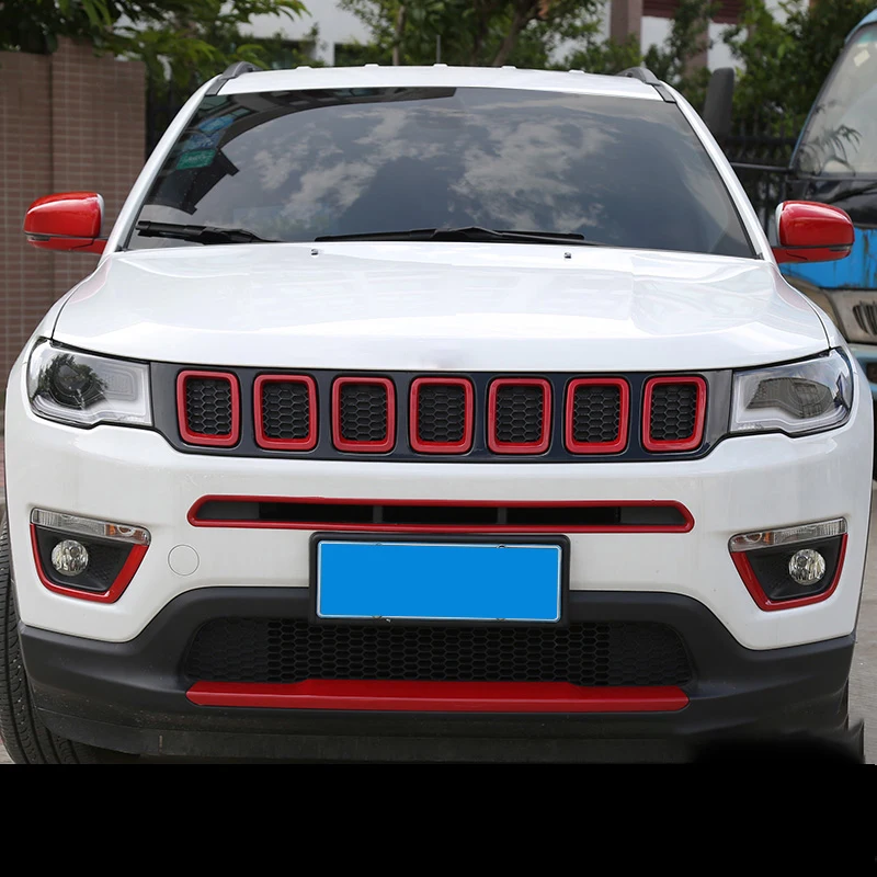 Автомобильный Стайлинг Передняя декоративная рамка для автомобиля сетка защита
