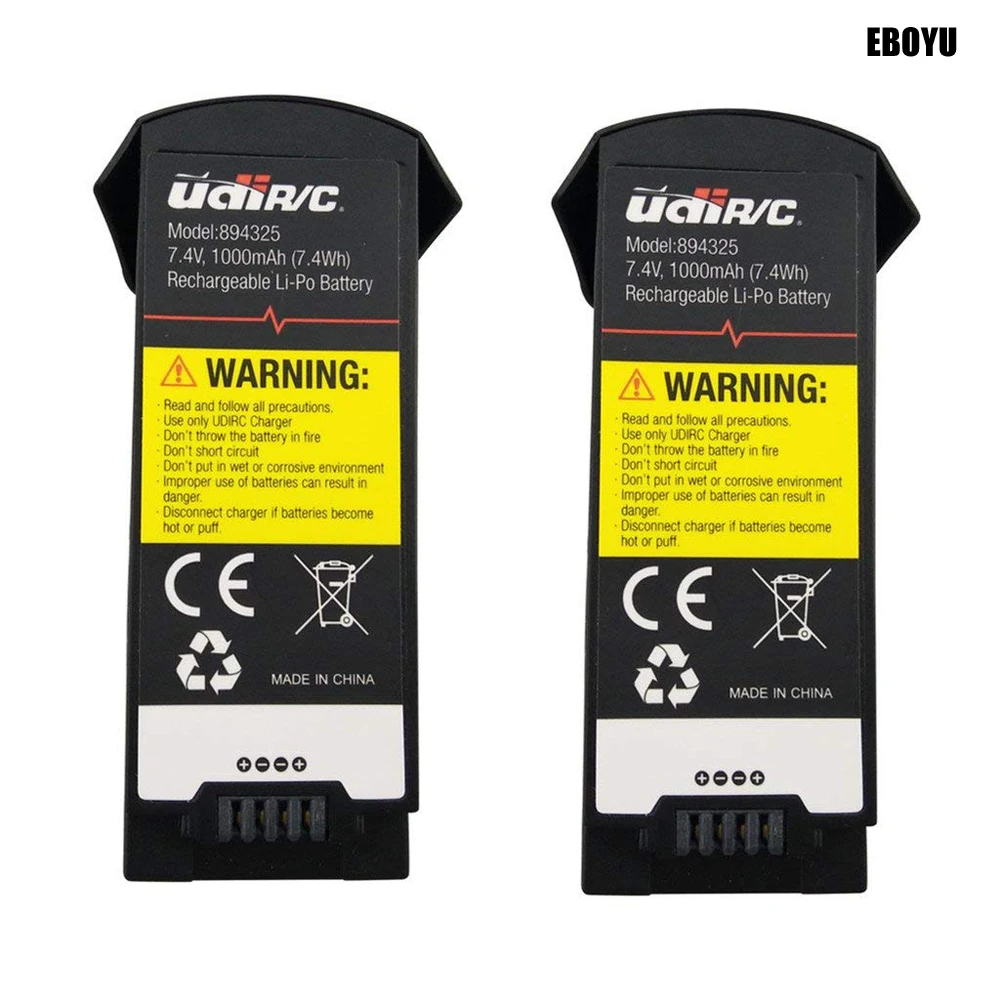EBOYU Udi 7 4 V 1000mAh модульный дизайн Lipo батарея для UDI U818A PLUS U49W U49C AA818 RC Квадрокоптер