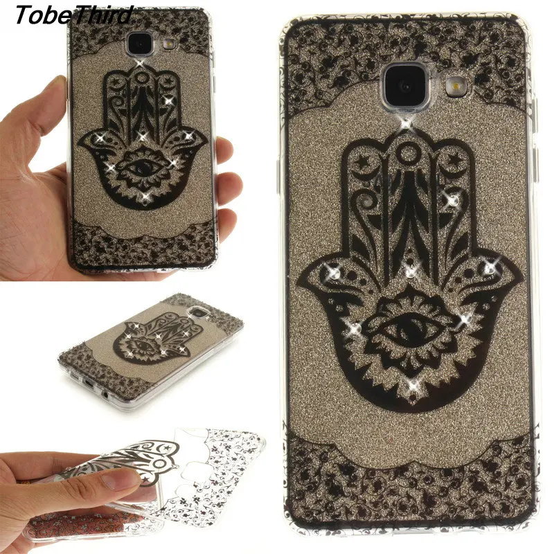 Для Samsung A3 2016 чехол красочным узором Мягкий ТПУ горный хрусталь Bling Телефон для