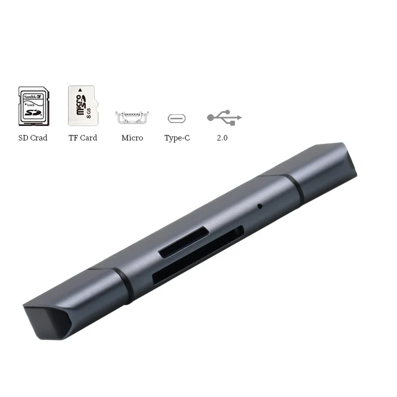 Кардридер SD micro sd TF карта USB SD адаптер TF карта OTG адаптер Многофункциональный кардридер смарт-карта памяти USB кардридер