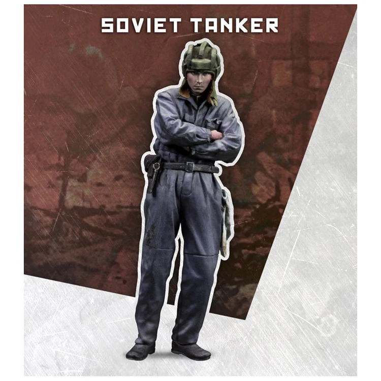 

Советский танкер 1/35, модель солдата из смолы GK, военная тема Второй мировой войны, несобранный и Неокрашенный комплект