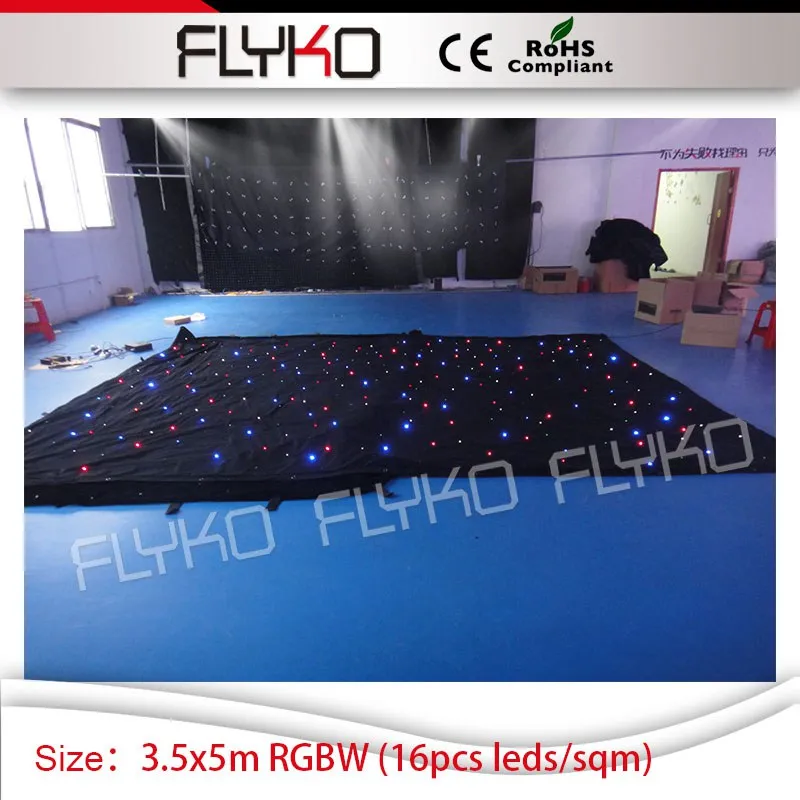 RGBW одноцветная потолочная звезда свет 3 5 м * led twilking фон занавес|led star curtain|led backdrop