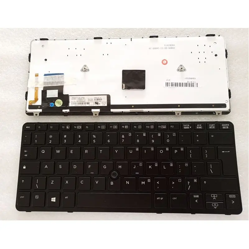 QH новая клавиатура для ноутбука HP EliteBook 820 G1 G2 720 725 Подсветка с точкой Win8 |