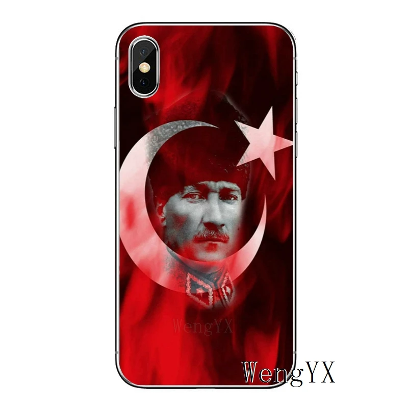 Турция Мустафа Кемаль Ататюрк для samsung Galaxy S10 S9 S8 S7 S6 edge рlus Lite S5 S4 примечание 9 8 5 Чехол Мягкий чехол для мобильного телефона чехлы - Цвет: Kemal-Ataturk-A-02