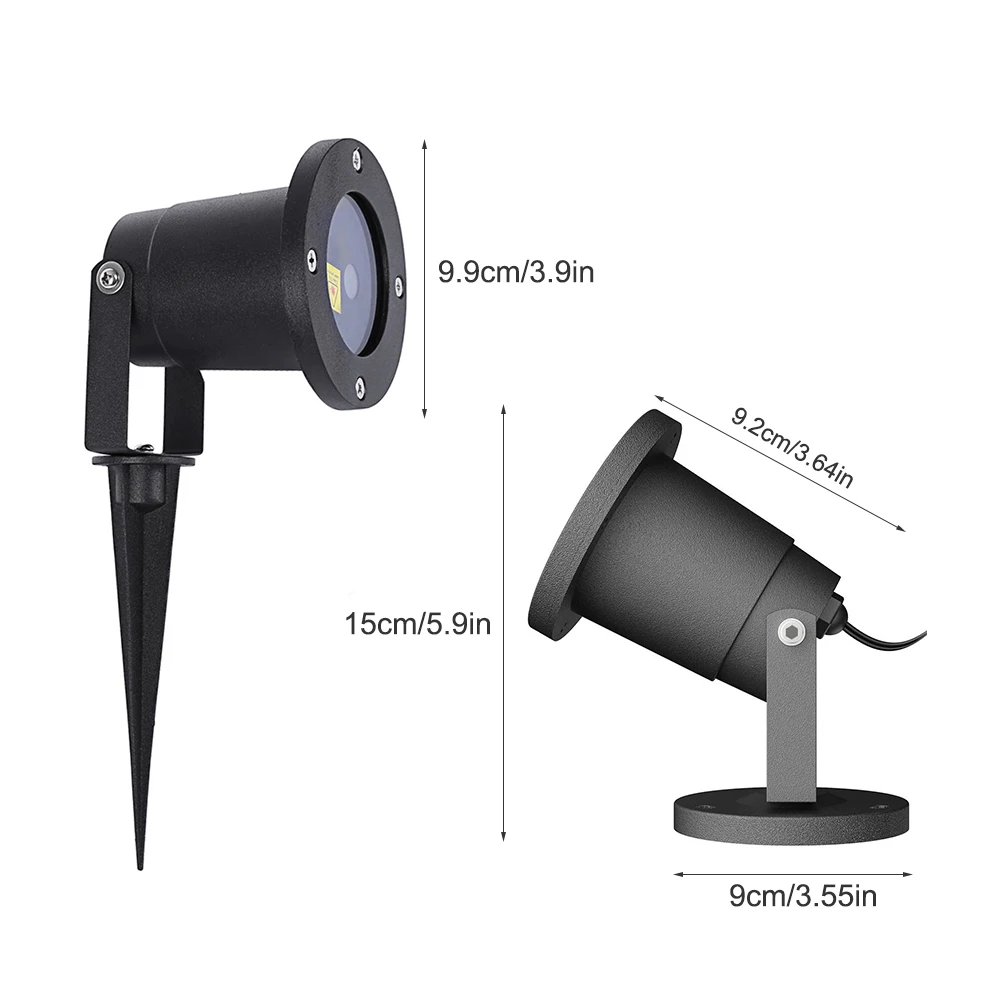 Уличная Лазерная лампа проектор IP55 водонепроницаемый садовый светильник с