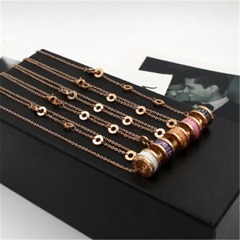 Очаровательное ювелирное изделие в стиле бохо розовое золото круглое ожерелье с