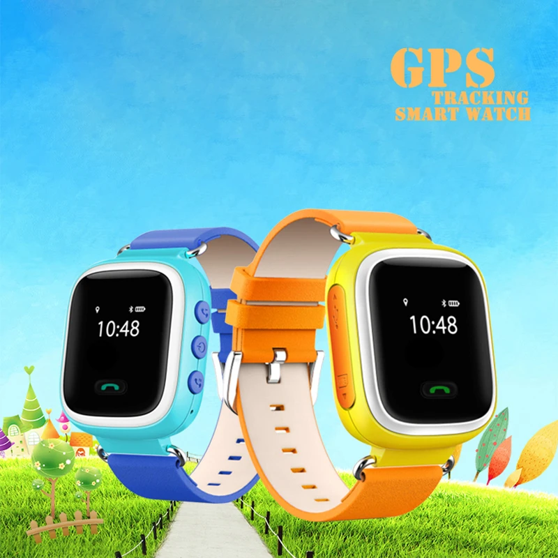 Новый ребенка gps слежения смарт браслет часы для детей smartwatch приложение iphone ios