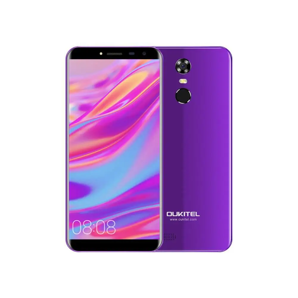 Oukitel C8 5 дюймов 18:9 Mtk6580A четырехъядерный мобильный телефон 2G ram 16G rom 13mp Android 7 0 3000 mah