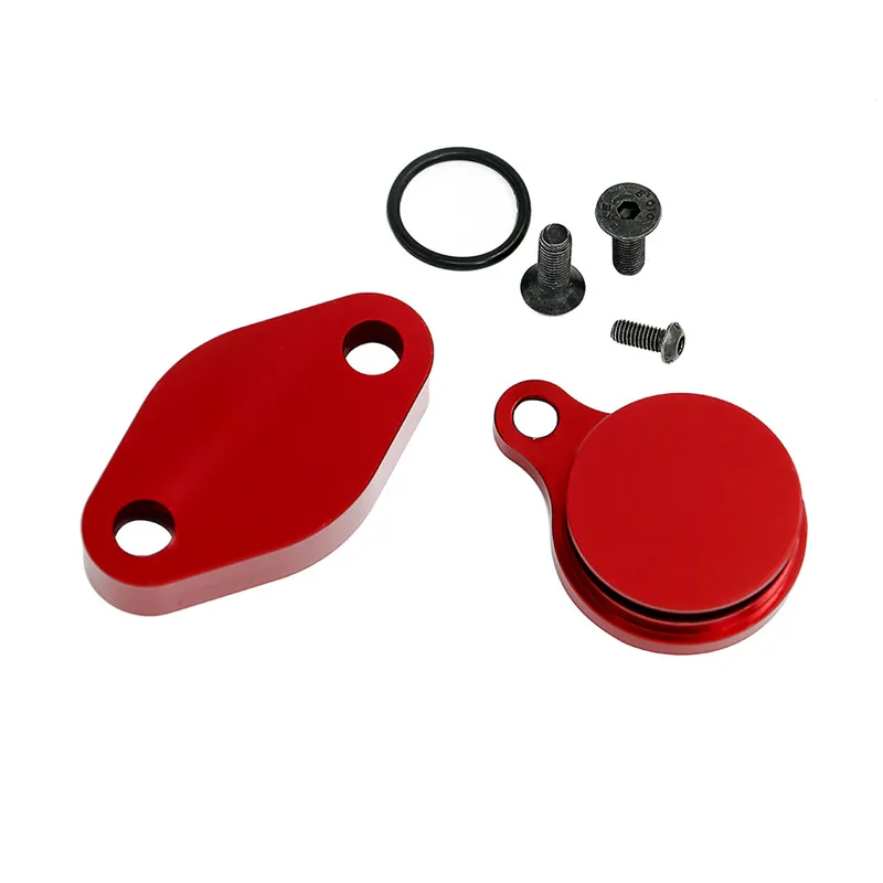 Billet aluminum LS EGR Delete Intake Exhaust Block Off Plate Set For Silverado 4.8L 5.3L 6.0L LQ4 | Автомобили и мотоциклы