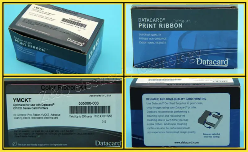 Лента Datacard 535000-003 YMCKT для работы с принтером CD800 | Компьютеры и офис