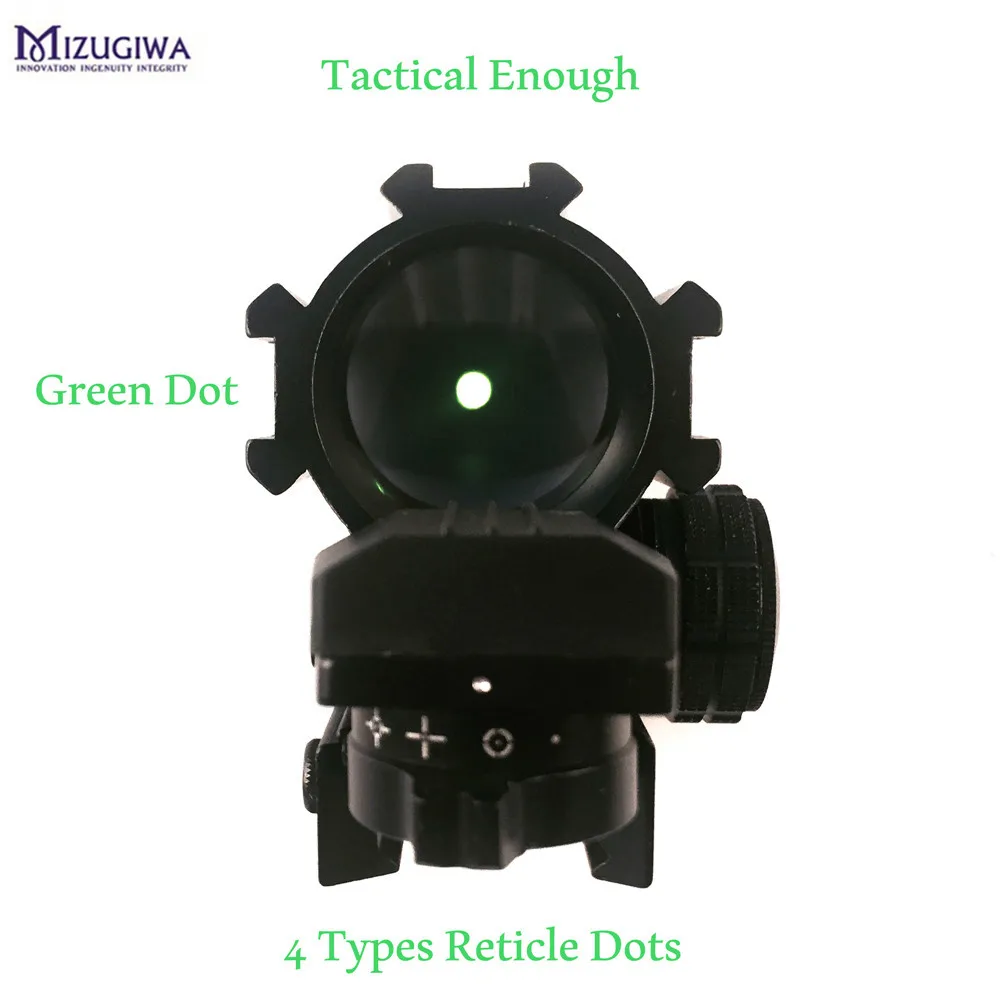 Голографическая 4 сеточки освещения Тактический красный и зеленый горошек