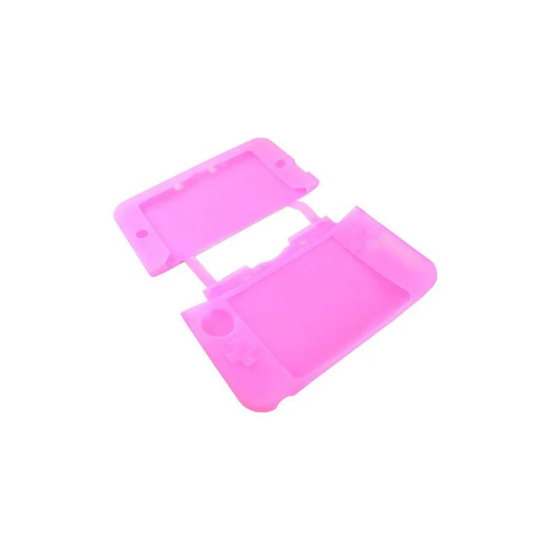 Pink Для nintendo 3DS XL LL гель Резиновая Защитная оболочка гибкий чехол из термопластичного полиуретана для Nintend 3DS XL LL силиконовый мягкий чехол - Цвет: Pink