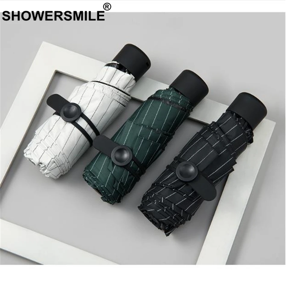 SHOWERSMILE зонты от дождя и солнца складные для мужчин женщин армейский зеленый