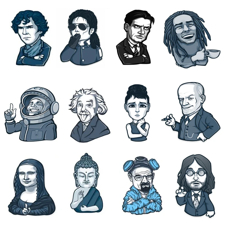 Акриловые бейджи Значки для портрета знаменитостей 1 шт. на штырьке брошь