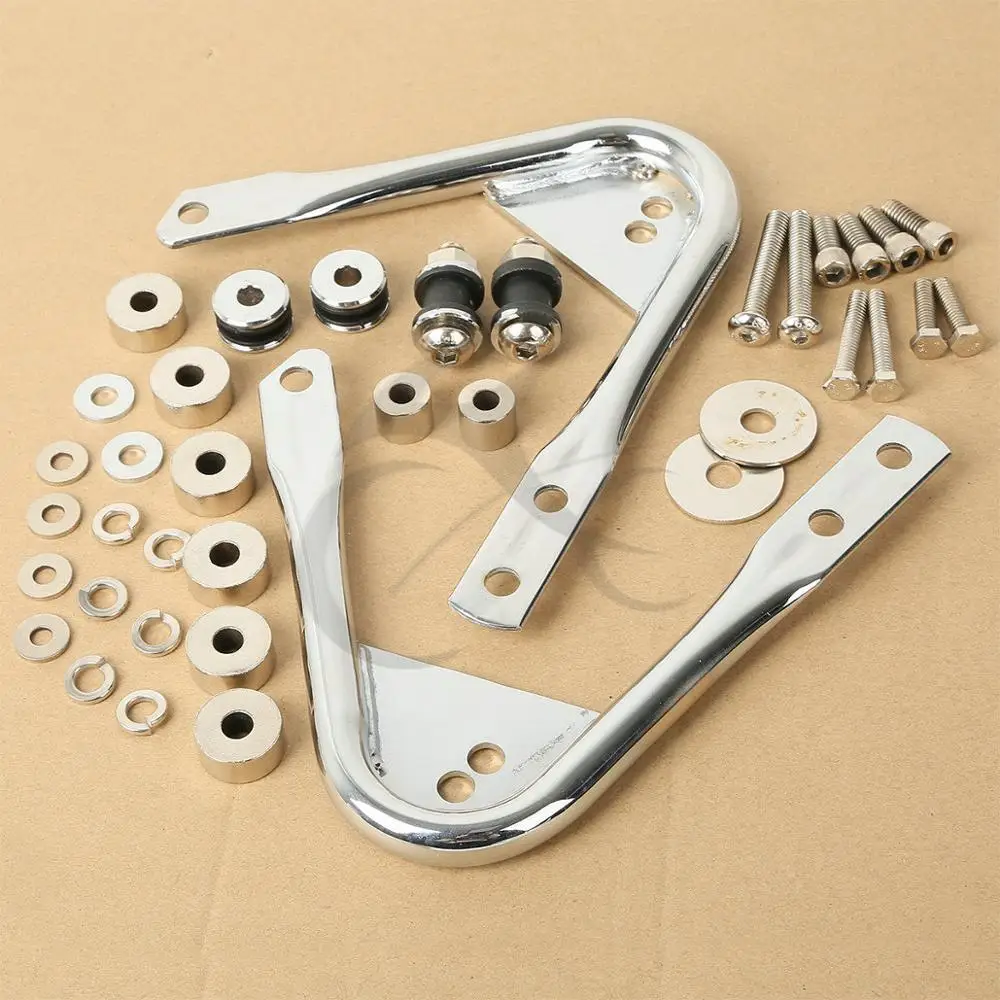 

Detachable Two Up Luggage Rack Docking Hardware Kit For Harley 97-08 Touring Electra Street Glide Classic FL New