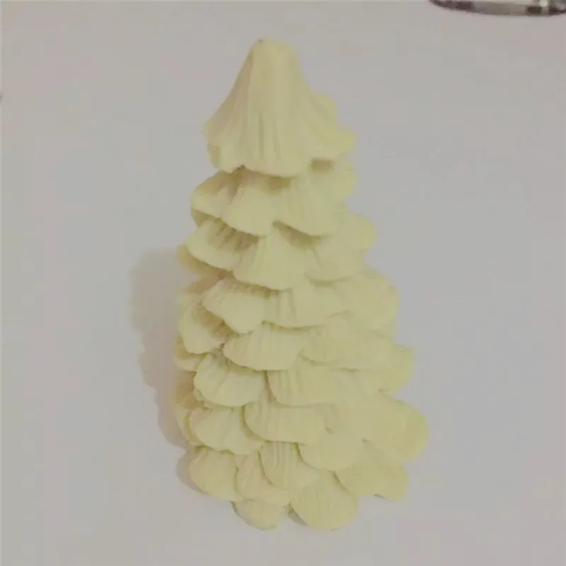 Труба 3D Рождественская елка свеча торт силиконовая форма для изготовления мыла