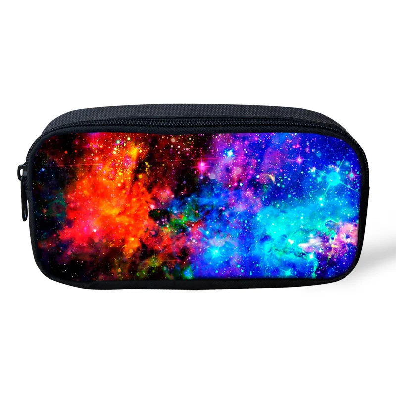 Красочные 3D Galaxy детские ручки Карандаш сумка Вселенная звезда карандаш
