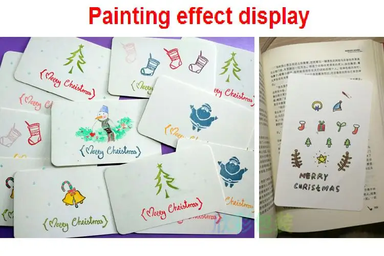 200 PCS Blank Empty White Writing Painting Drawing Diary Notes Memory Cards | Канцтовары для офиса и дома