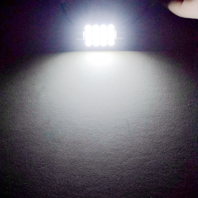 2 шт. 42 мм C5W C10W SV8.5 Festoon 16 led 3528 smd Автомобильный номерной знак свет авто корпус