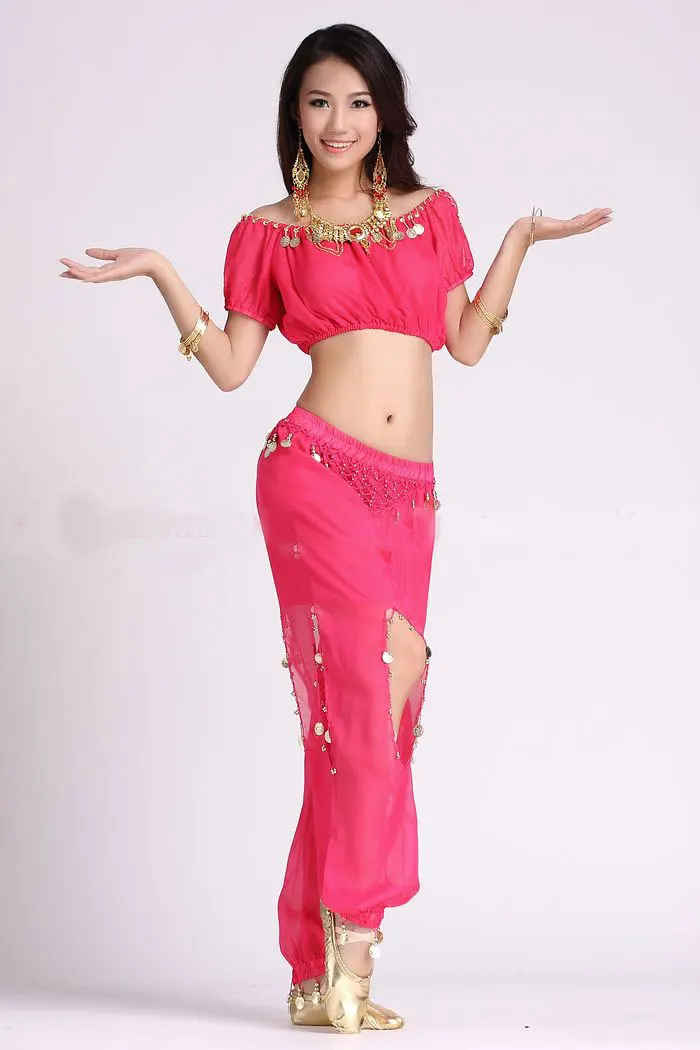 Женский костюм для танца живота комплект из 2 предметов Египетский танцевальный