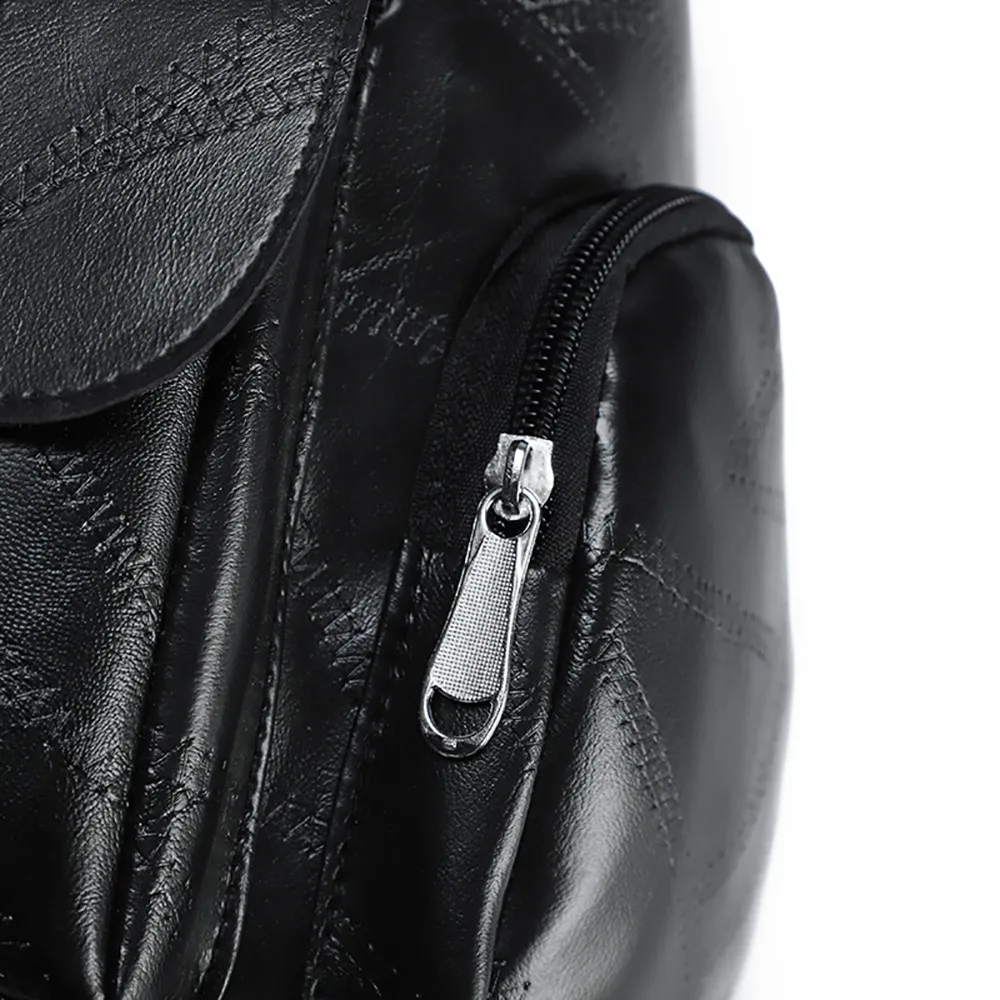 Женский рюкзак из натуральной кожи mochila feminin Повседневный нейлоновый для пары