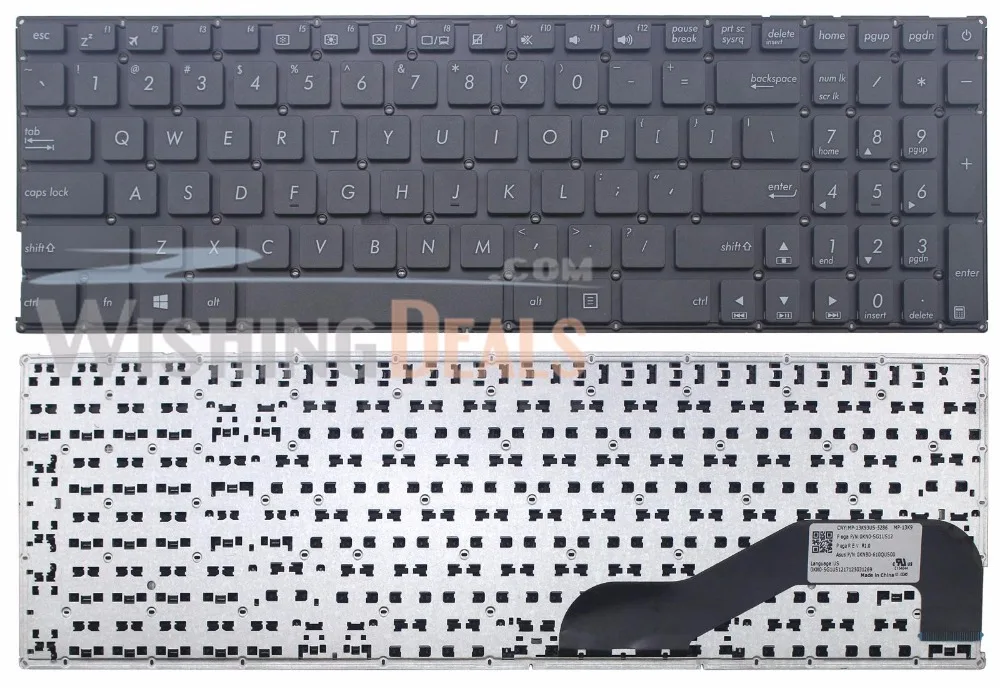 Новый для ASUS R540 r540l r540la r540lj r540s r540sa r540sc r540y r540ya X540 x540l x540la x540lj США клавиатура черный