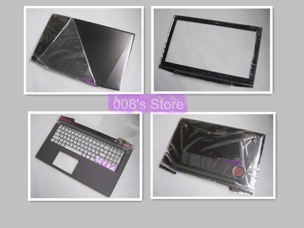 Новый ЖК Дисплей задняя крышка передняя рамка для Lenovo Y50 70 80 Y50P 70AM 70AS Palmrest чехол