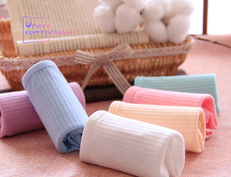 Новинка простое удобное нижнее белье для девочек дышащие хлопковые трусики