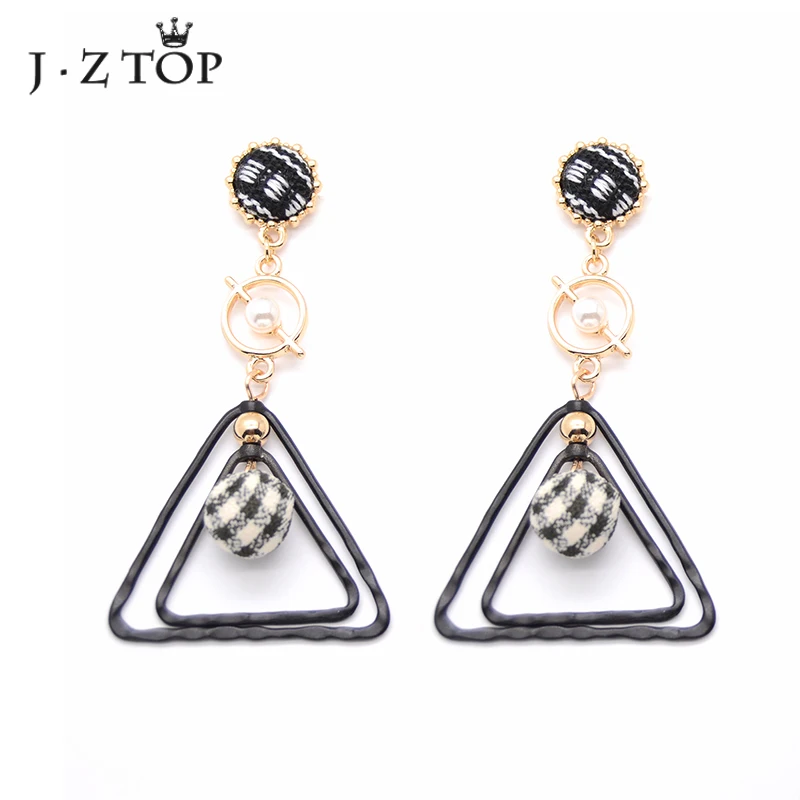 Женские черные серьги капельки на осень и зиму женские длинные полые